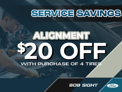$20 Off Alignment w/Purchase of 4 Tires!