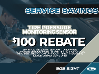 $100 Rebate on Tire Pressure Monitoring Sensor!
