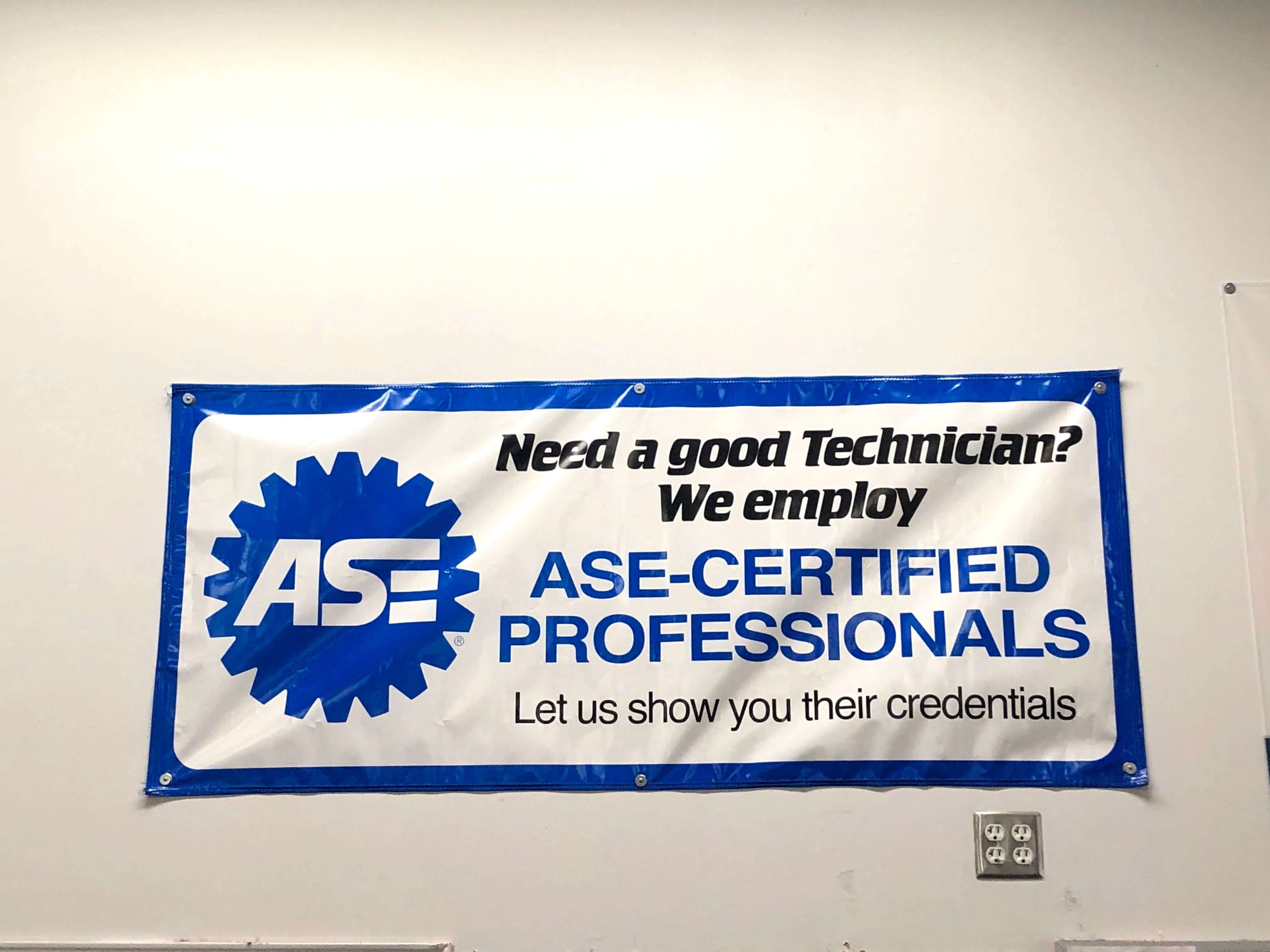 ASE-Certified Professionsals