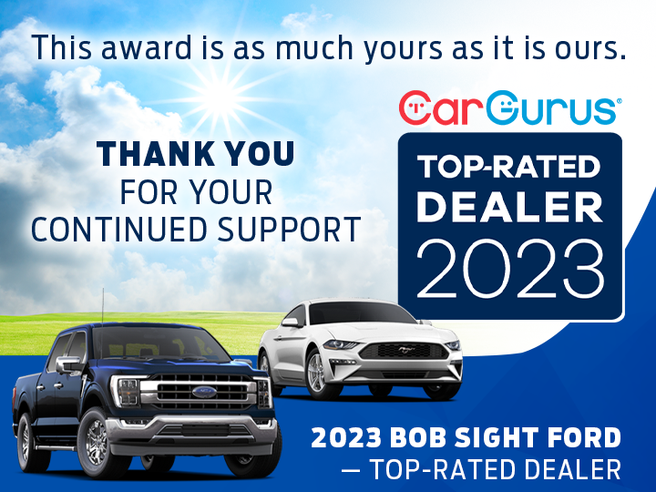 Bob Sight Ford Car Gurus Top-Rated Dealer 2022!