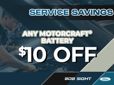 $10 Off Any Motorcraft Battery!