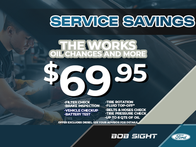 The Works! Oil Changes & More $69.95